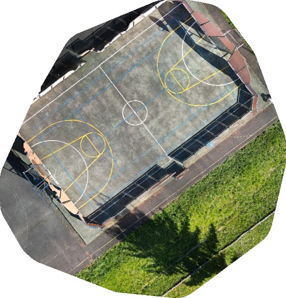 Ortofotografía de uno de los primeros vuelos