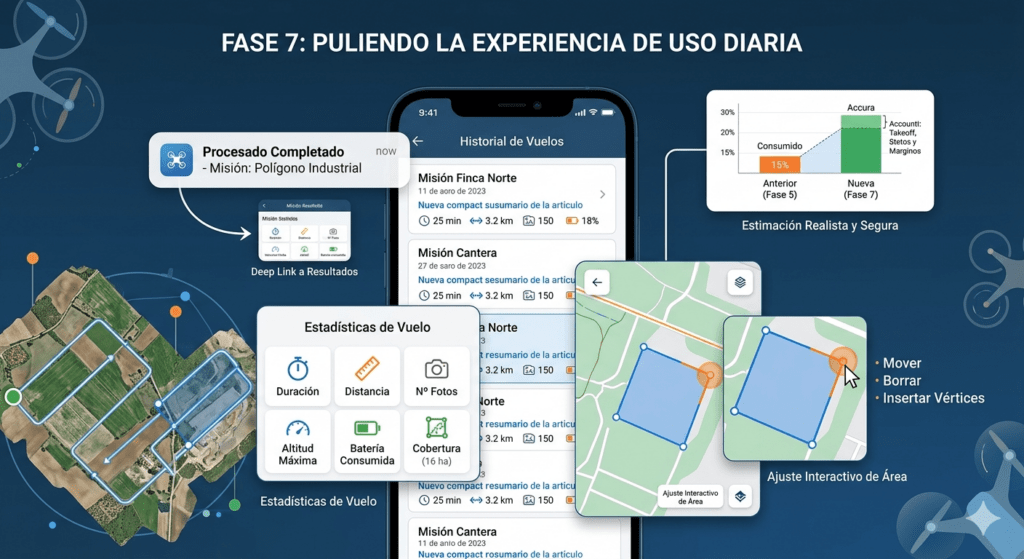 Fase 7: acciones desempeñadas